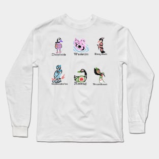 Ojibwe flying Mammals 01 Long Sleeve T-Shirt